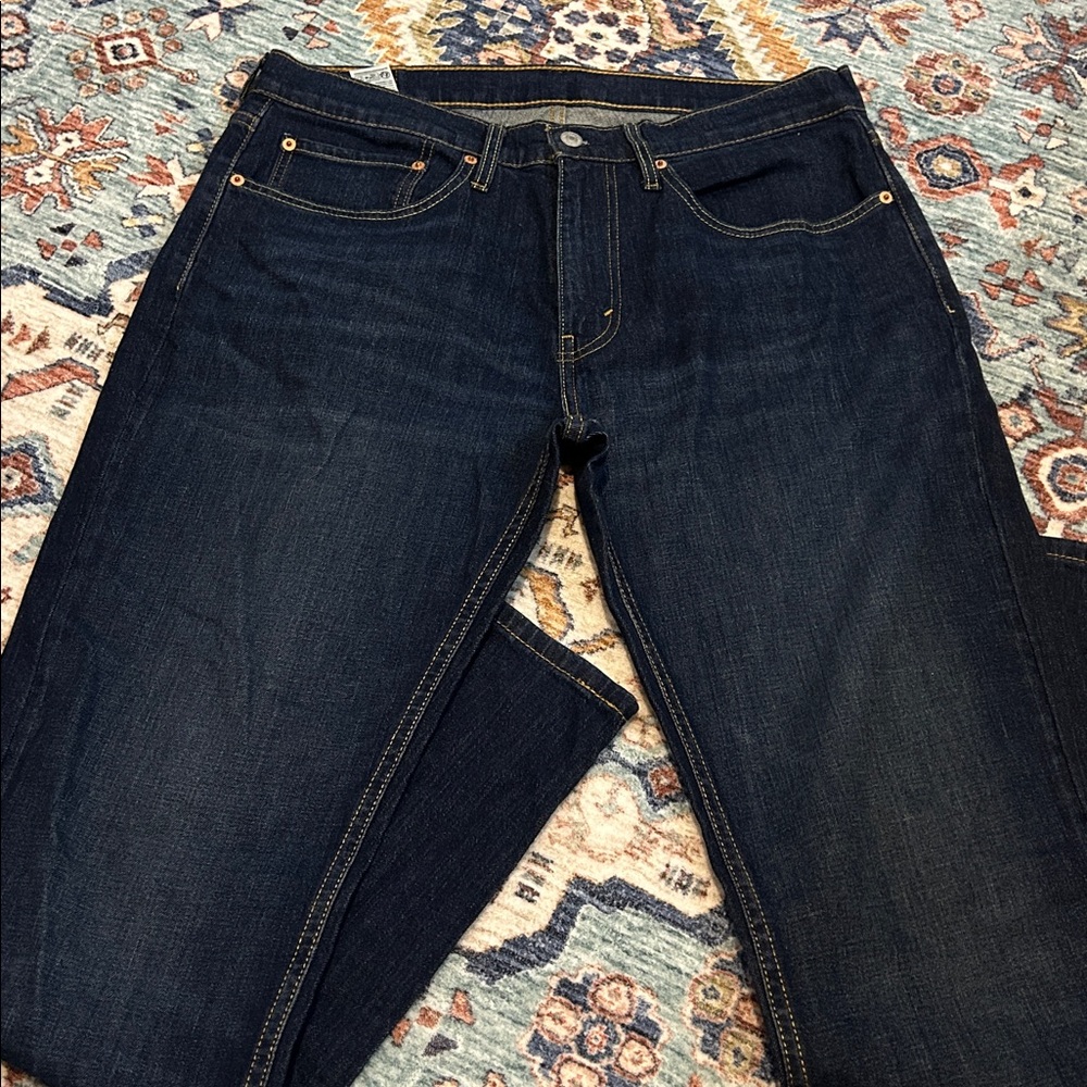 Levi's Men's Deep Indigo Straight Jeans